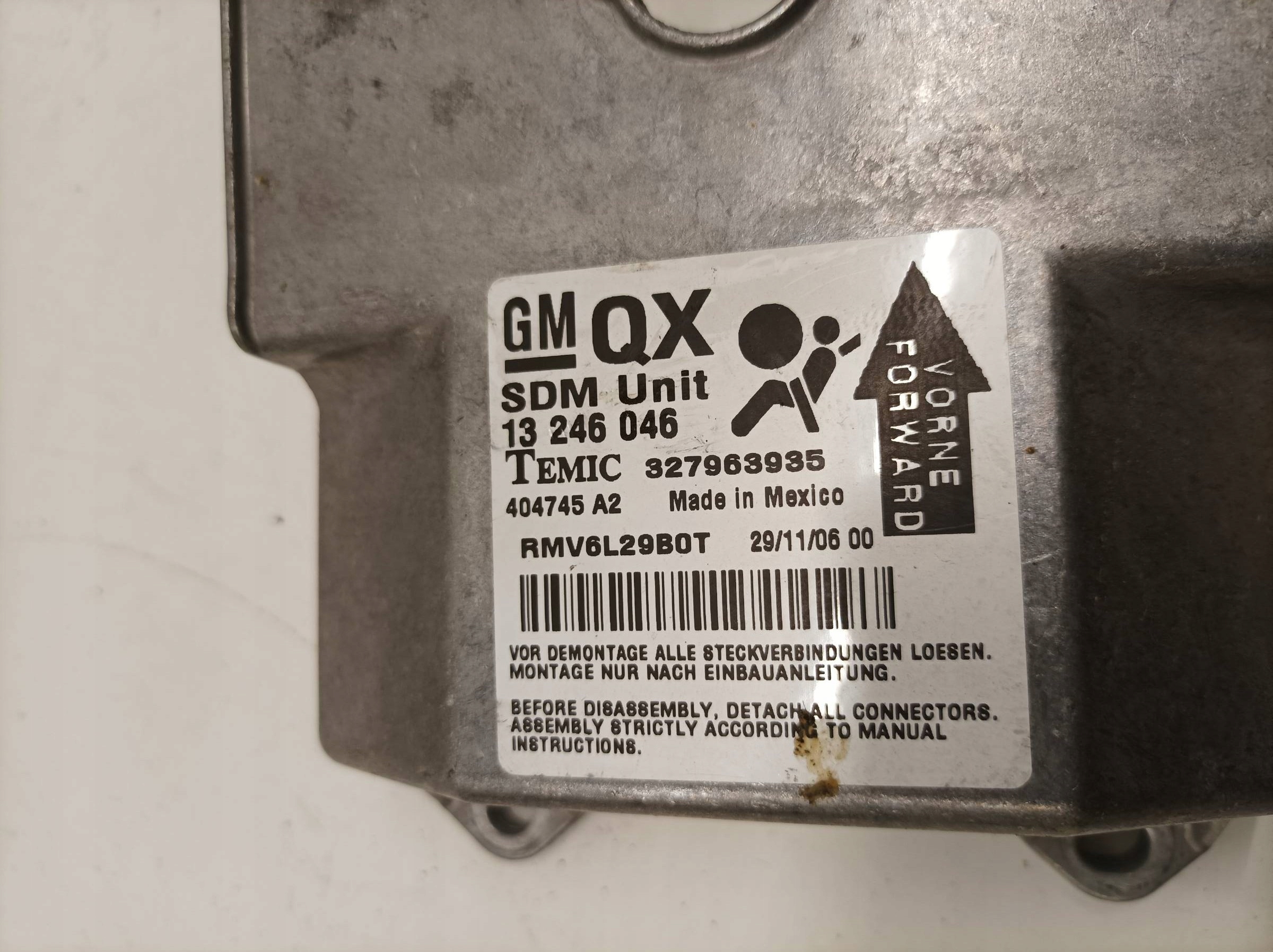 SENSOR airbag 13246046 Opel Zafira II (2005- )
