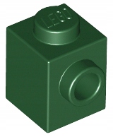 

Lego 87087 klocek z wypustką 1x1 c zielony 1 szt N