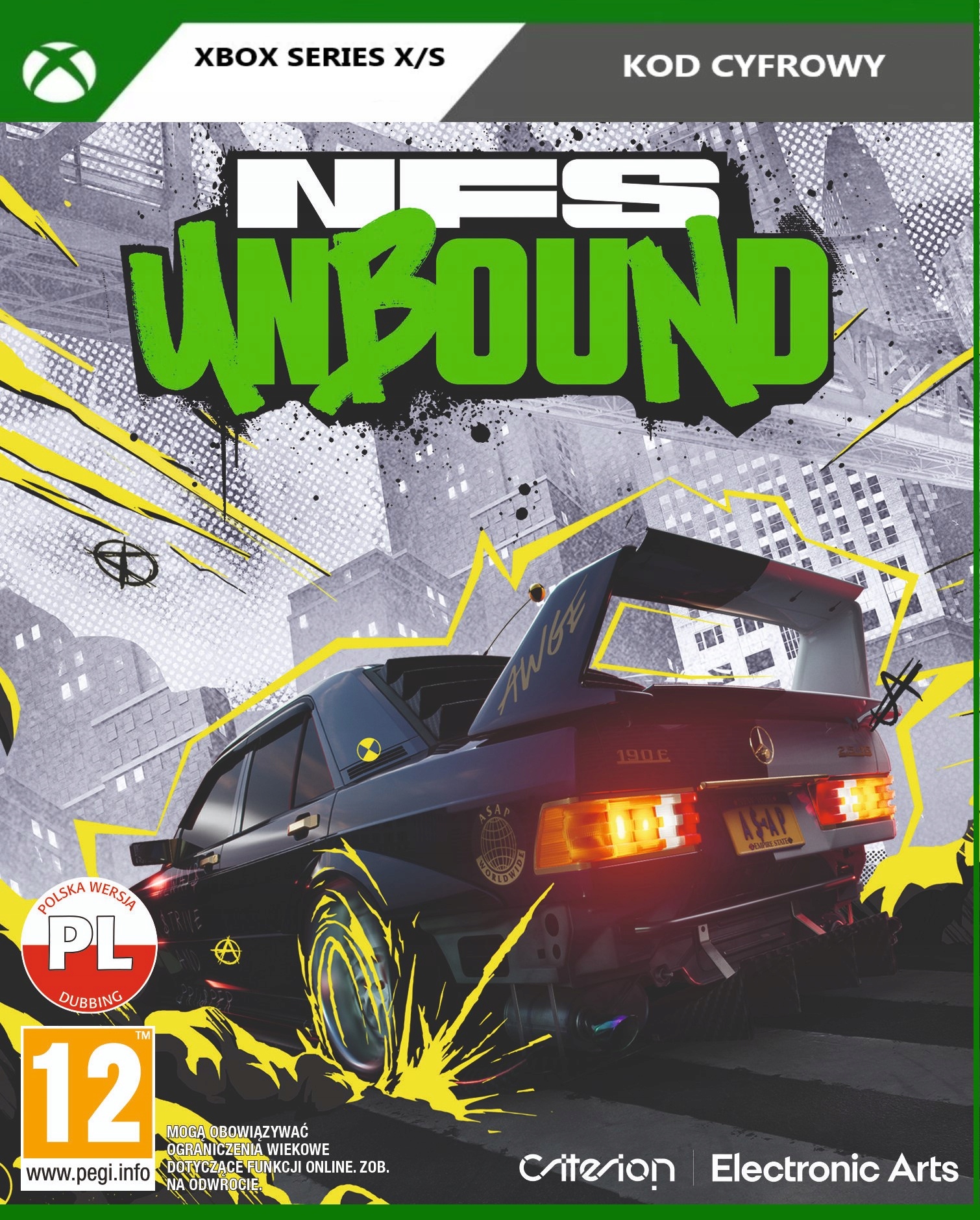 NEED FOR SPEED UNBOUND | XBOX SERIES | KOD | KLUCZ |