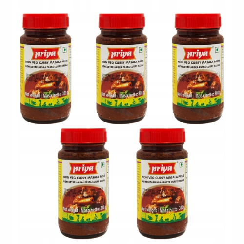 Levně Priya Non Veg Curry Masala Pasta (svazek 5 x 300 g)