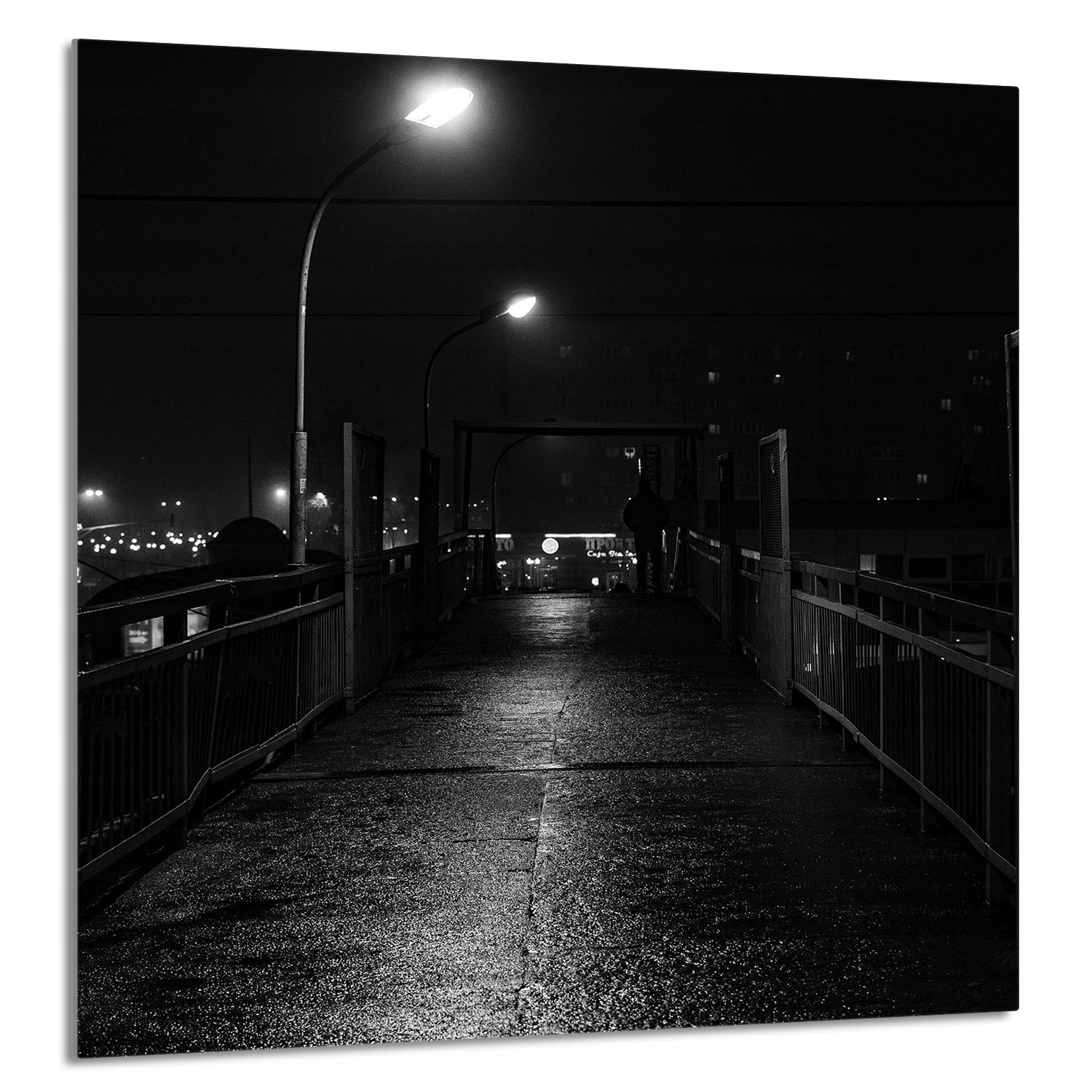 Skleněný Panel Do Kuchyně 60x65 Ulice Tvrzené Sklo