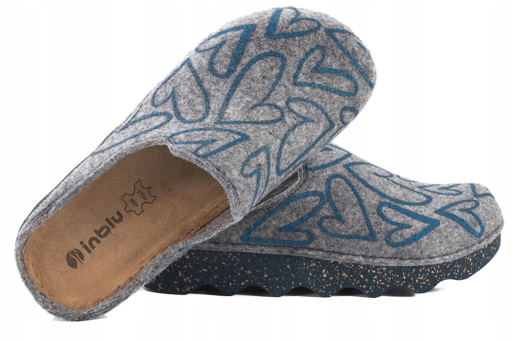 

Inblu DK-07 Domowe Damskie Kapcie Klapki filc 39