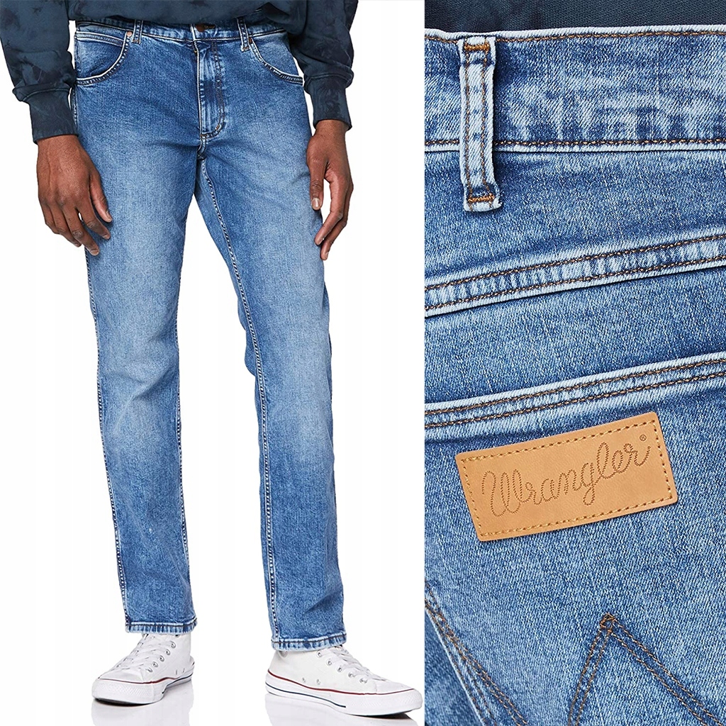 Wrangler Greensboro Regular More Blues Proste Blue Džins W38 L34