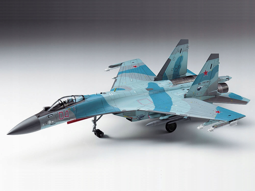 Suchoj letadlo Su-35S Flanker model E44 01574 Hasegawa