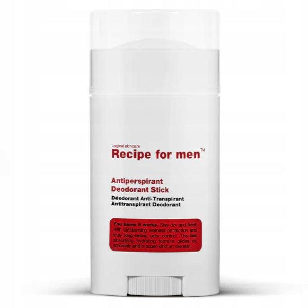 Antiperspirant v tyčince Recipe for Men 50 ml vegan