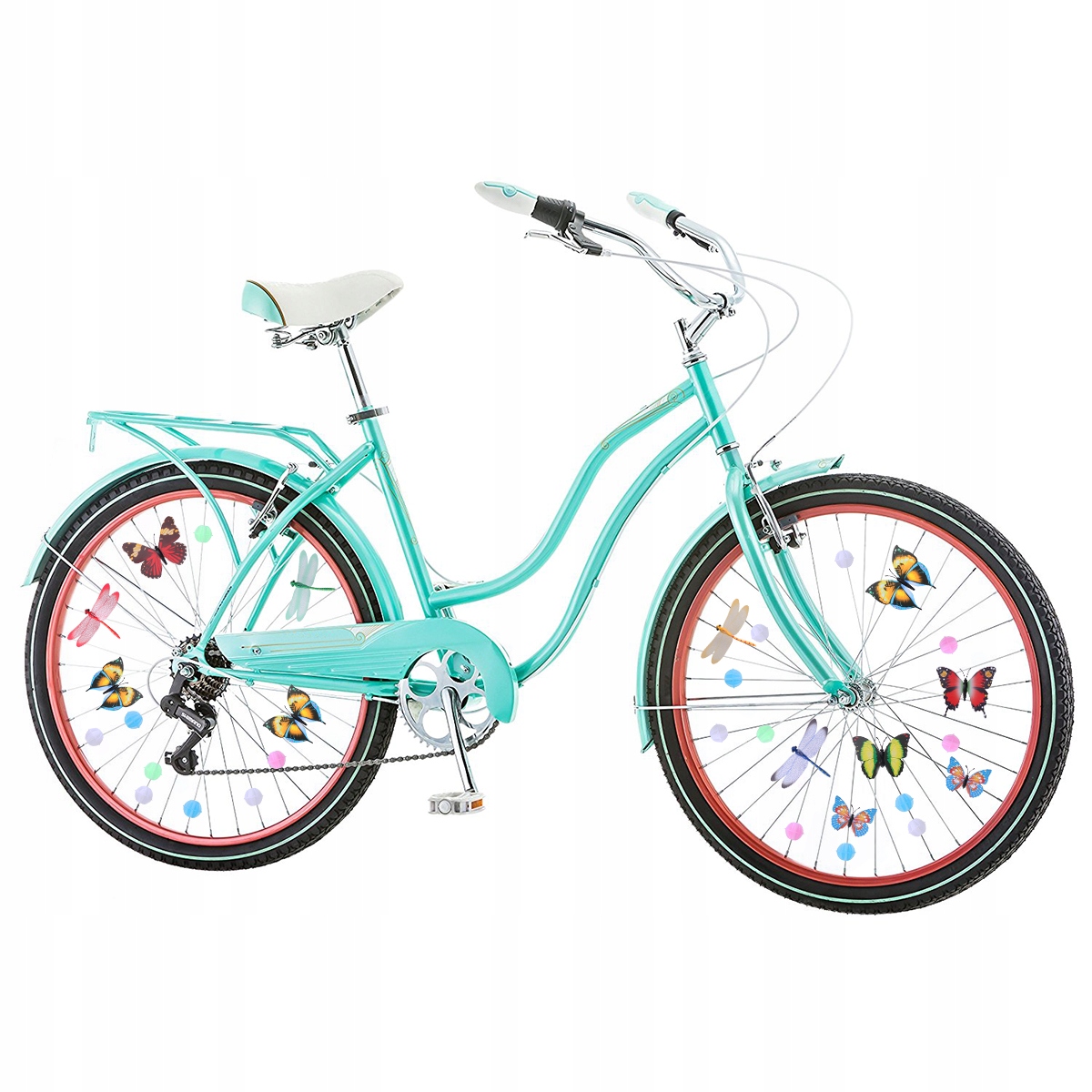 SZPRYCHY ROWEROWE KORALIKI DRUCIANE DEKORACJE ROWERU Waga produktu z opakowaniem jednostkowym 0.11 kg