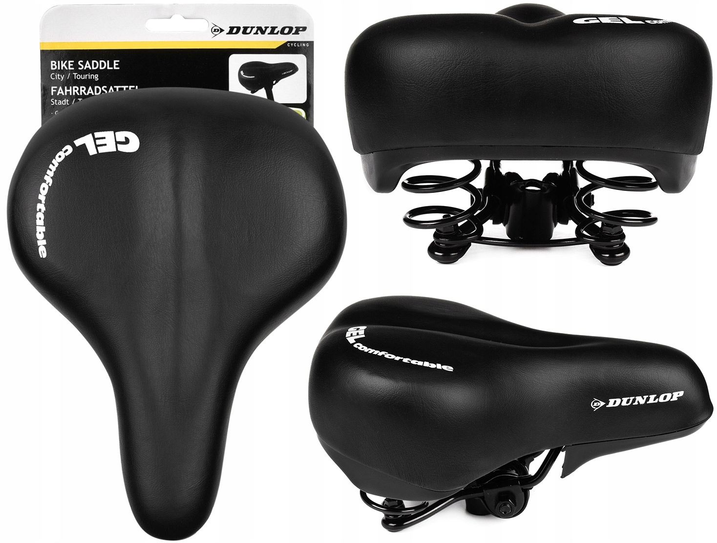 

Dunlop Siodełko Siodło Rowerowe Żelowe Miejskie