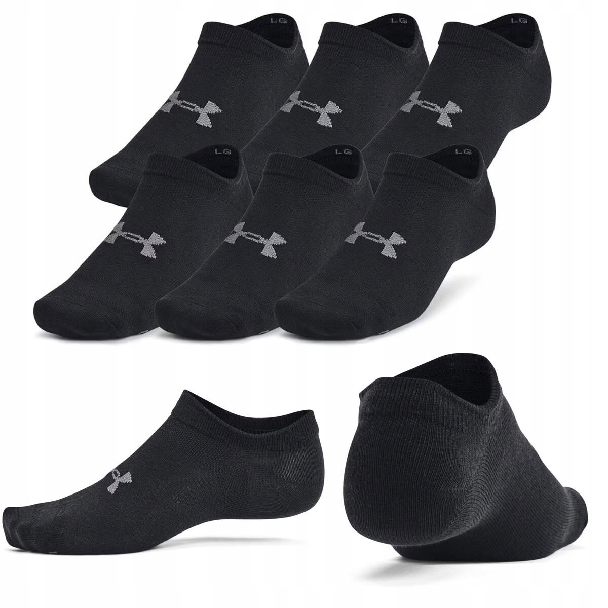 Skarpety stopki Under Armour Essential No Show 6pack 1382611 r. L