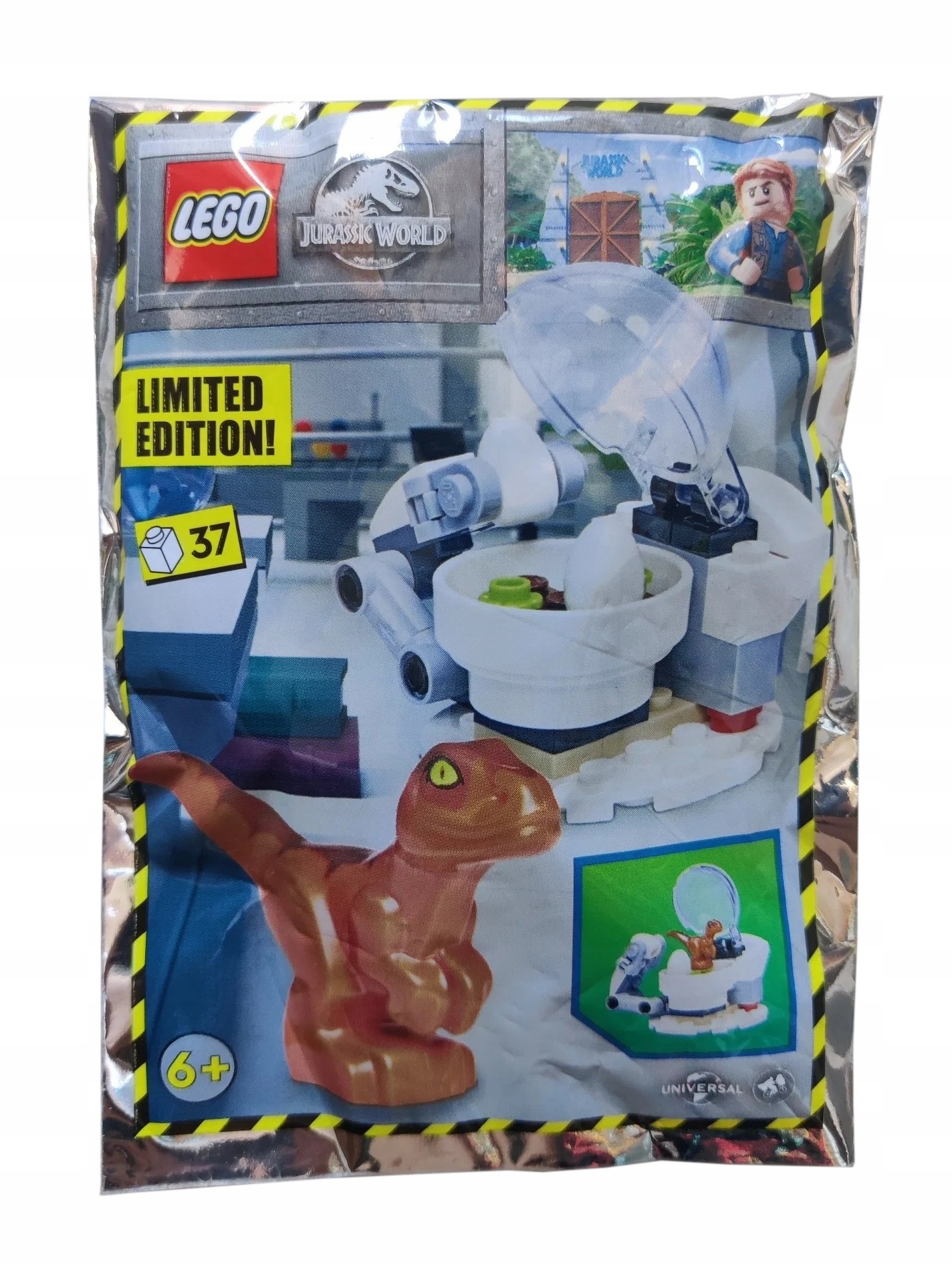 Lego Jurassic World Minifigure Polybag Raptor with Hatchery 122219