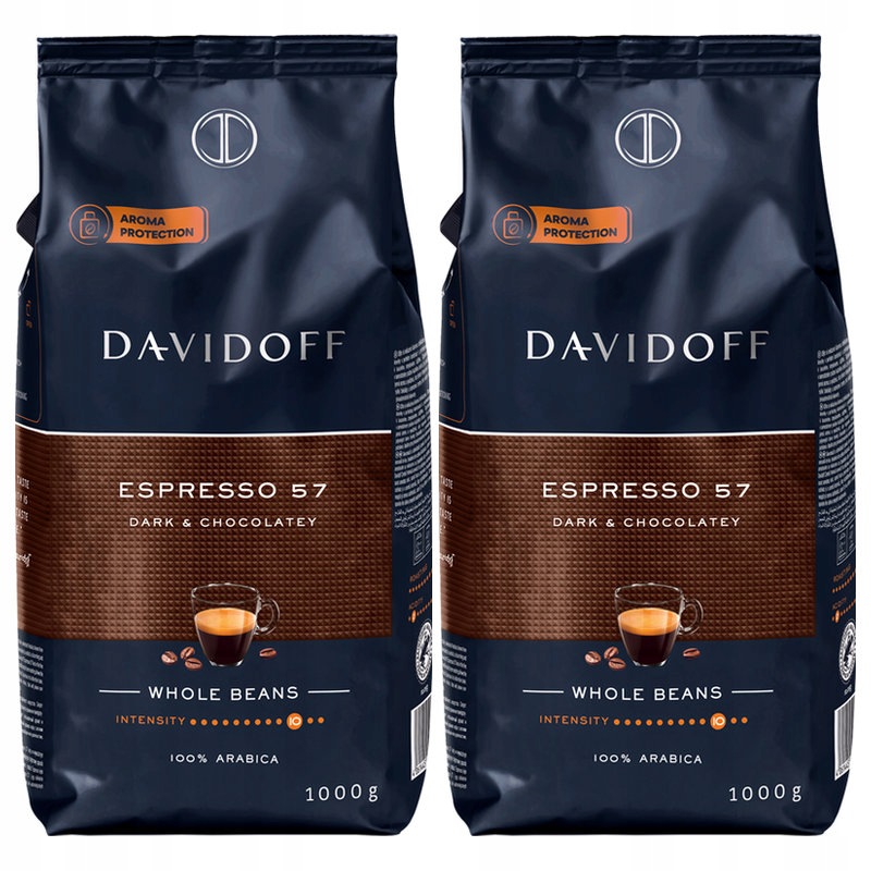 Zestaw 2x Davidoff Espresso 57 1kg kawa ziarnista