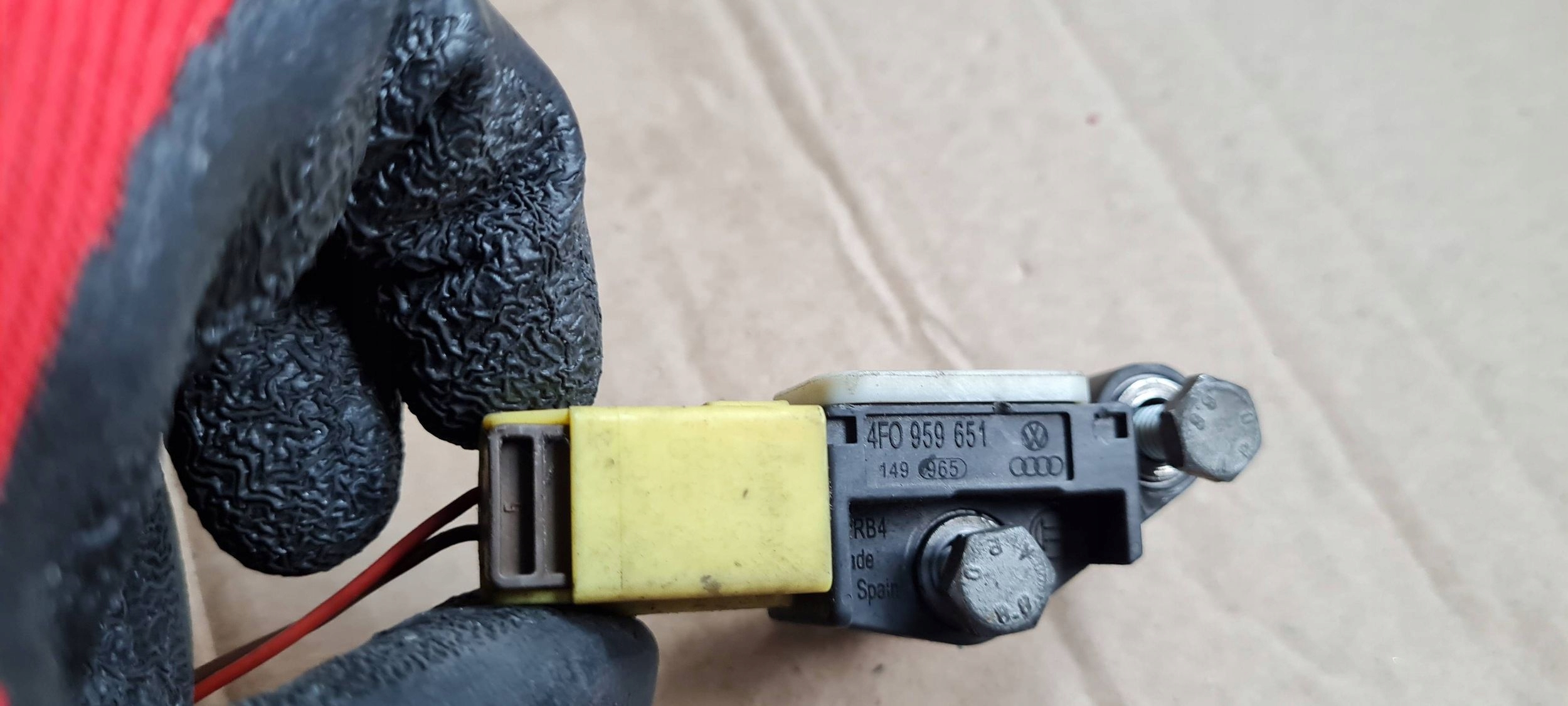 A6 C6 LIFT Capteur SENSOR de choc UDERZENIOWY Prise 4F0959651