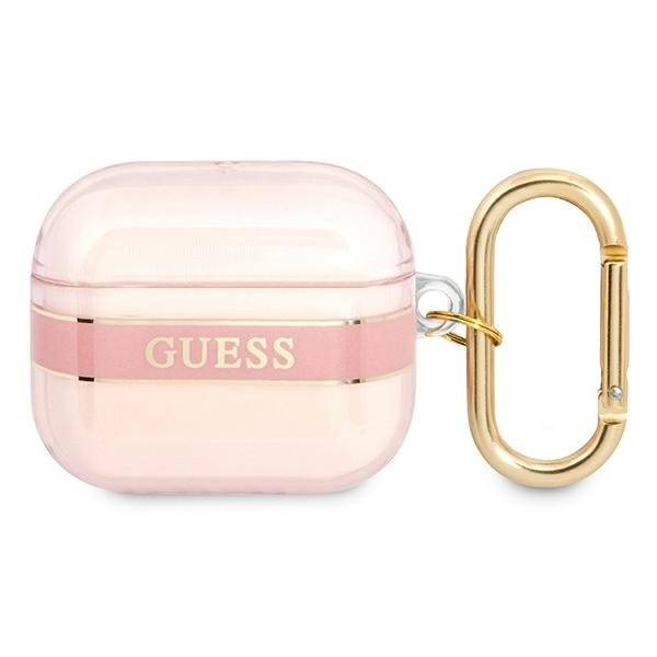 Guess GUA3HHTSP AirPods 3 coverróżowy/pink Strap Collection