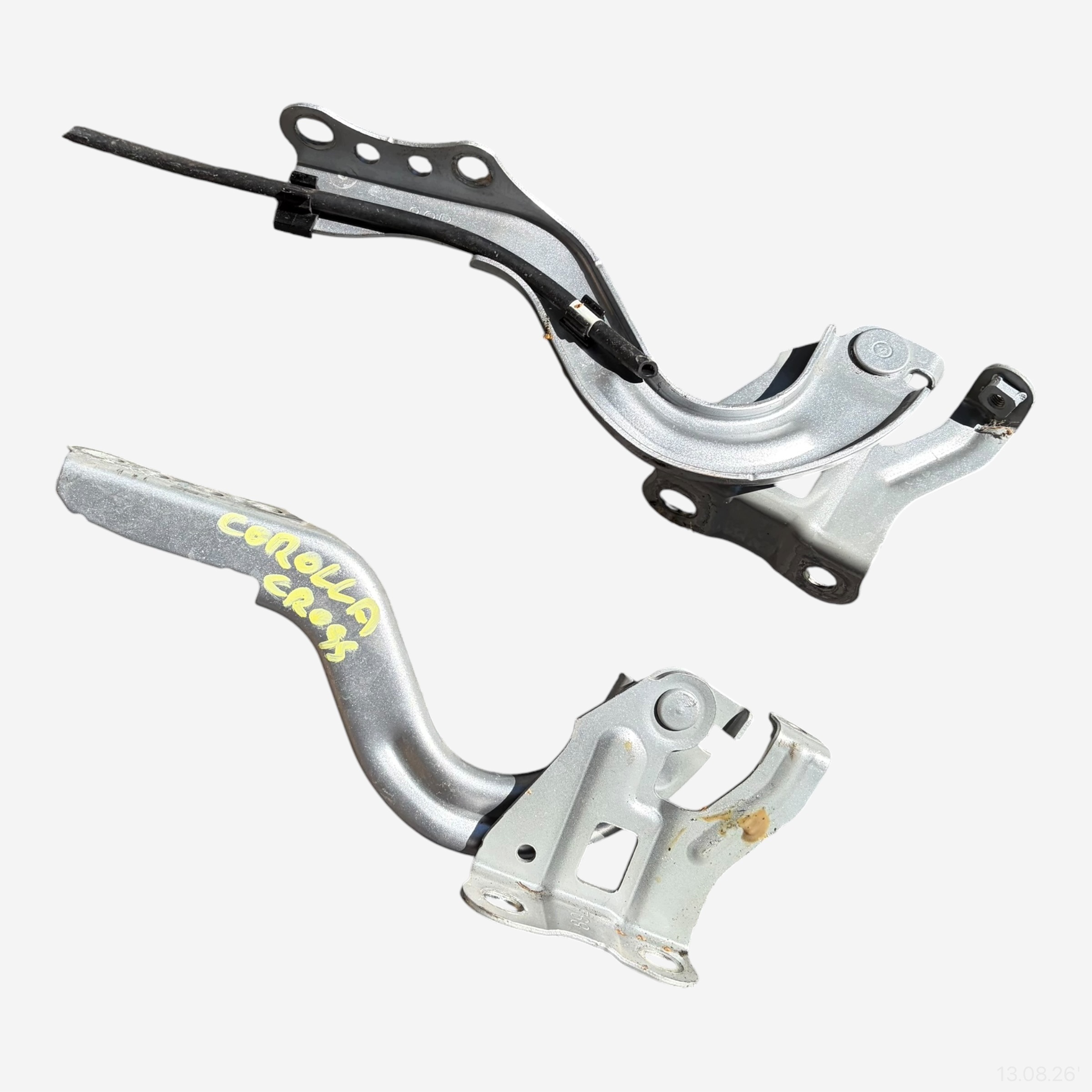 hinge left right bonnet hinges KOMPLET TOYOTA COROLLA CROSS 2025 ROK