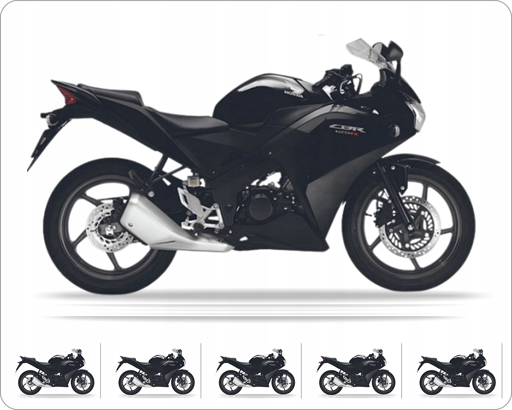 Samolepky Juula Pro Honda Cbr 125 R 2011 Asteroid Černá Metalická NHA35