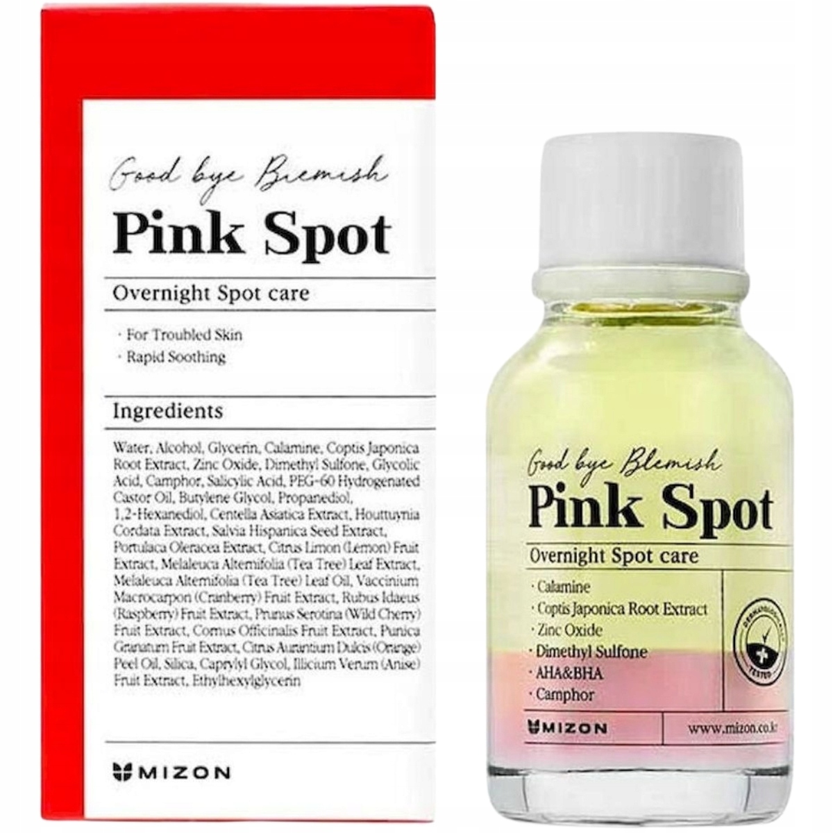 Mizon Good Bye Blemish Pink Spot 19 ml bodové sérum