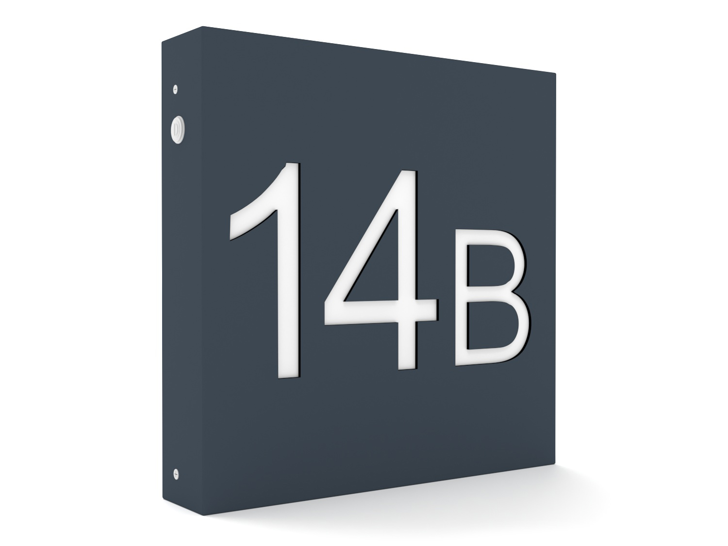 Podświetlany numer domu LED 30x30