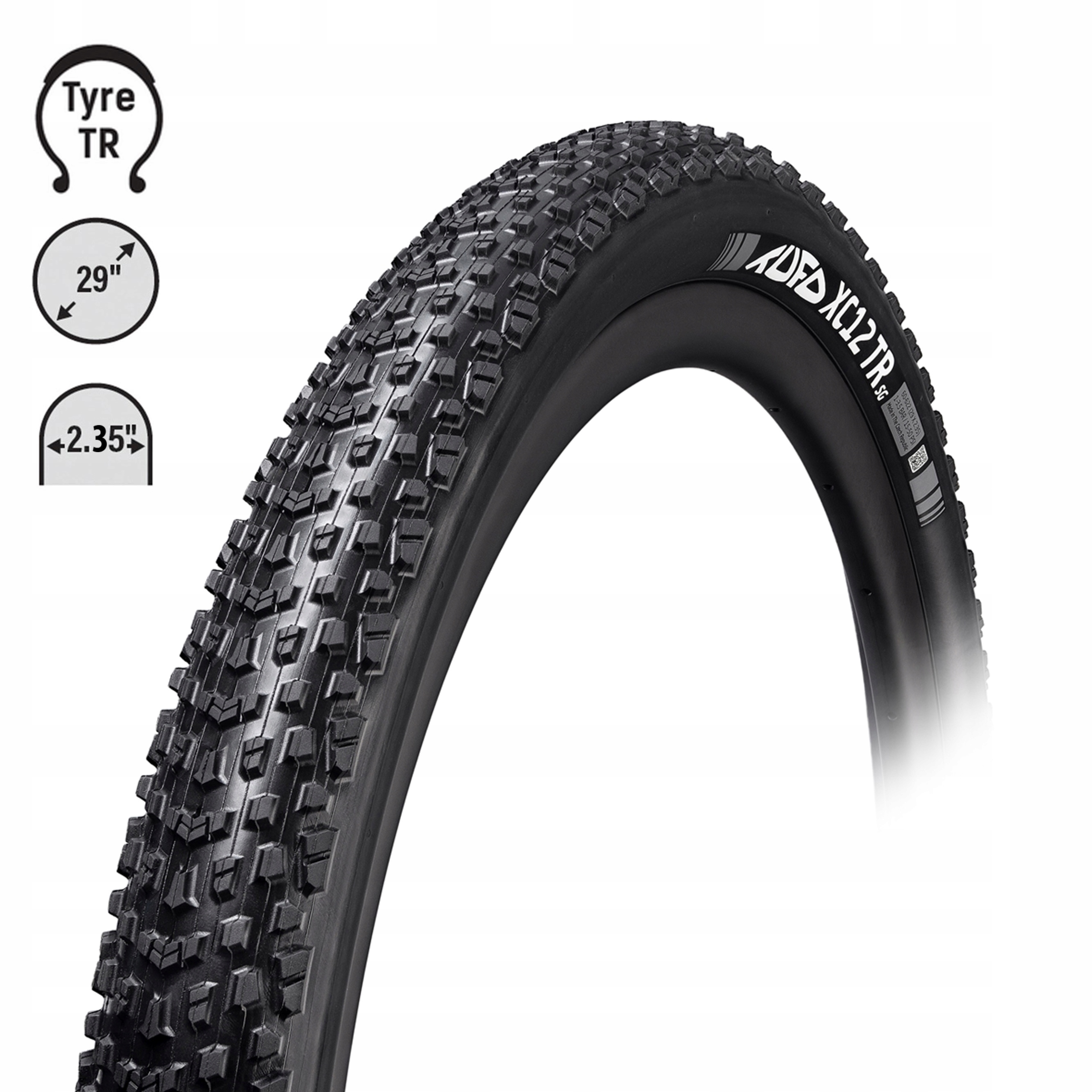 Tufo Plášť Tufo Mtb Xc12 Tr 29"x2,35,kevlar,bezduš.čer.