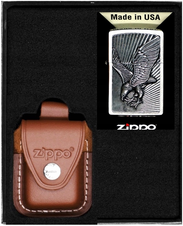 Sada Zippo Zapalovač Eagle Emblem dárkový No4