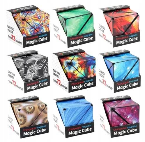 Fidget Cube Magic Cube Antistresová kostka Destresující magnetická Certifikáty, stanoviska, atesty CE EN 71 FSC