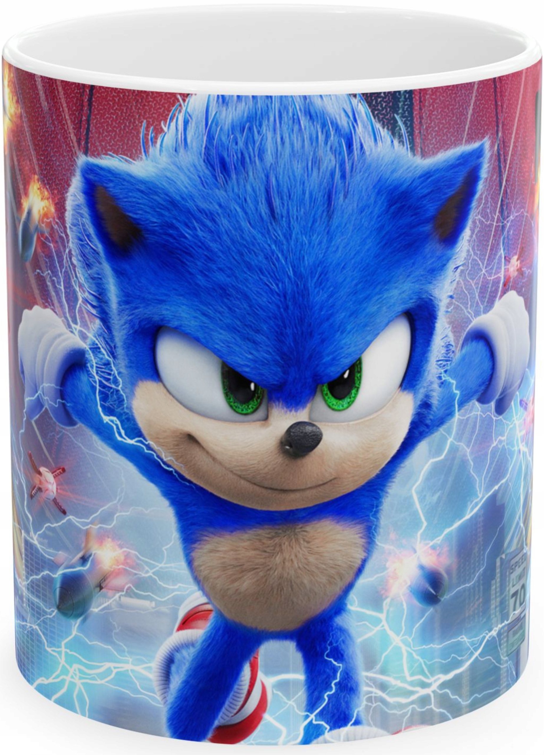 Kubek SONIC 3 z dowolnym napisem imieniem WZORY Hedgehog Shadow