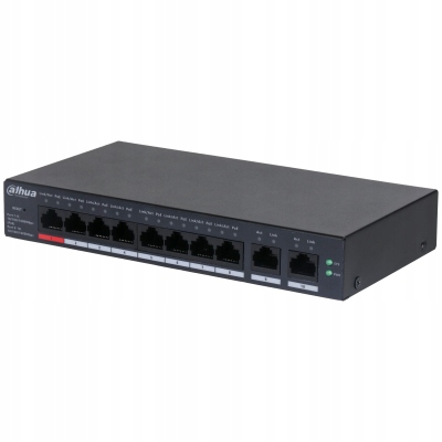Switch PoE 8xPoE Dahua 2xUpLink CS4010-8GT-110