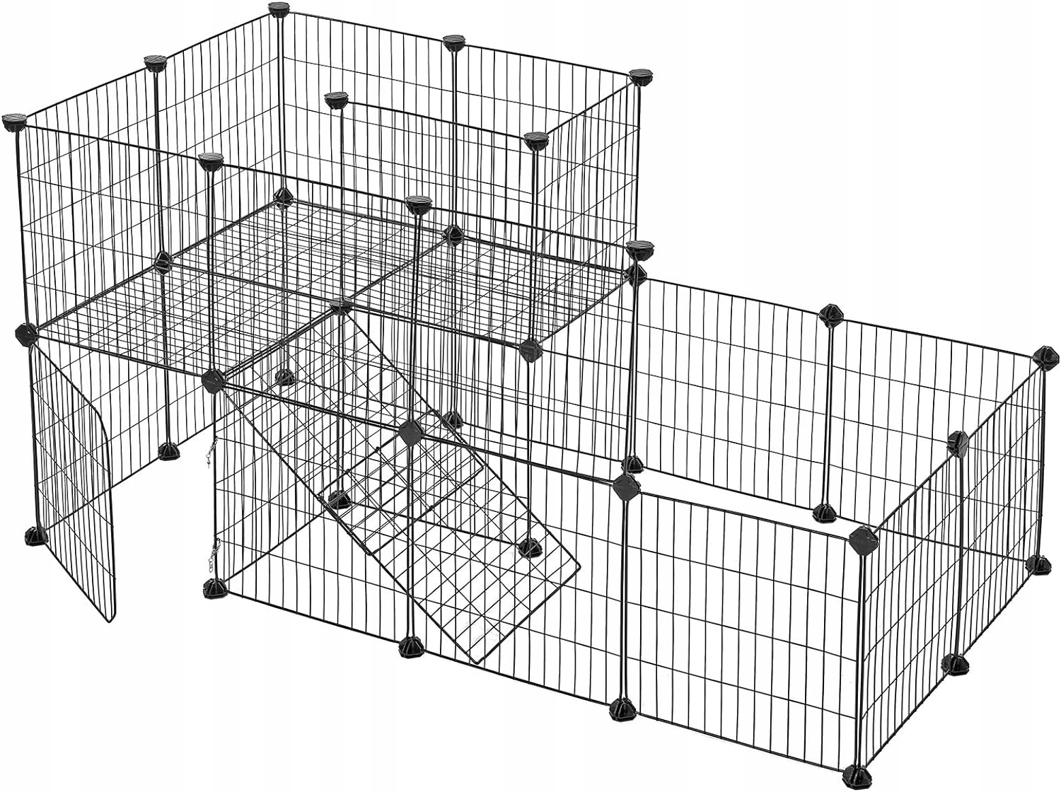 Klec Pro Zvířata Hlodavců Králíka Morčata, Dvouúrovňový Výběh