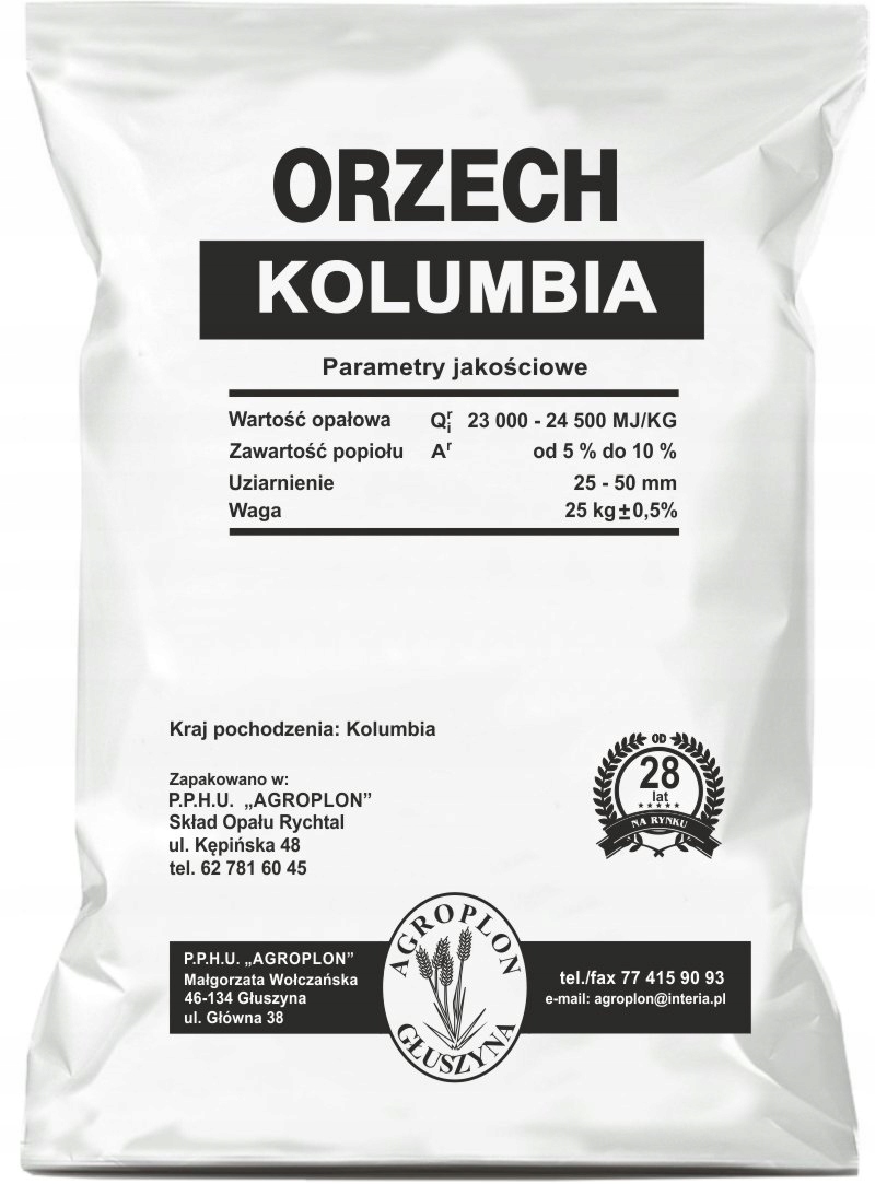 ORZECH KOLUMBIA workowany