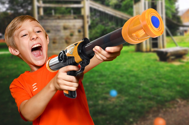 Gra Robot Strzelanie do Celu Licznik Trafień ROBOSHOOT 2xPistolety 24xKulki Marka Webski