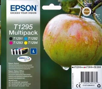Atrament Epson Multipack 4-farebný atrament "Apple" T1295 DURABrite Ultra…