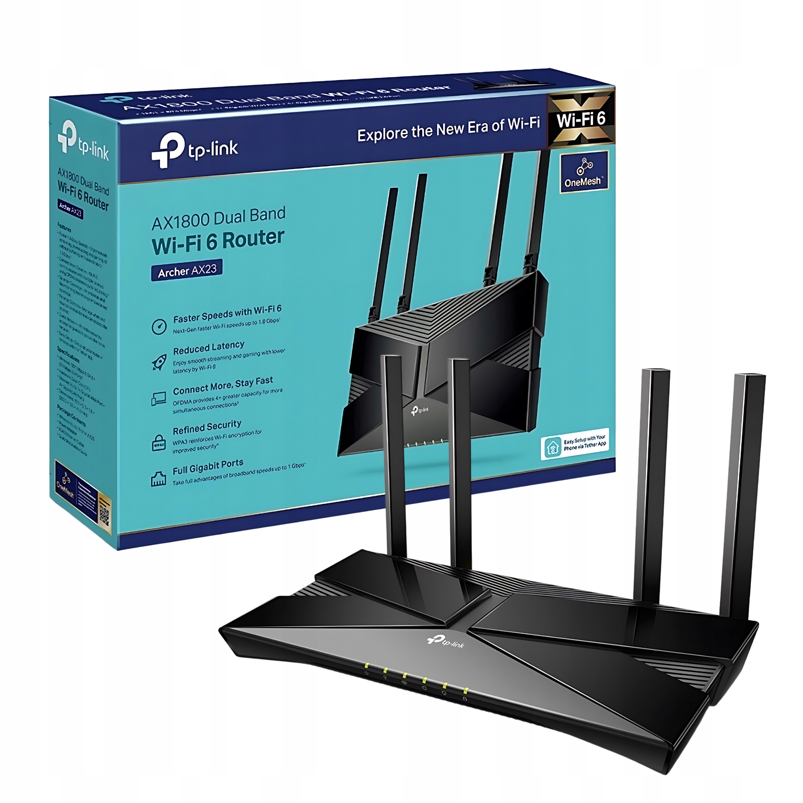 TP-Link Archer AX23 Wi-Fi 6 ルーター　2つセット Archer AX23 | Dwupasmowy router Wi-Fi 6 AX1800 | TP-Link Polska