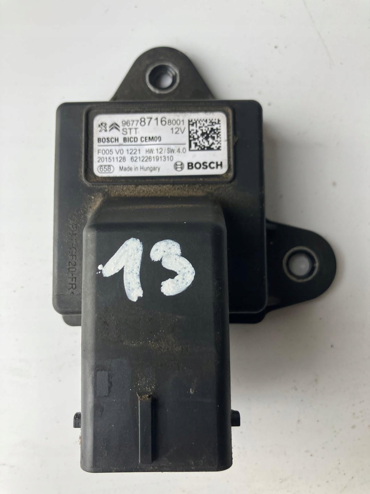 modulo START STOP 967787168001 PEUGEOT 308 T9 C4 PICASSO II