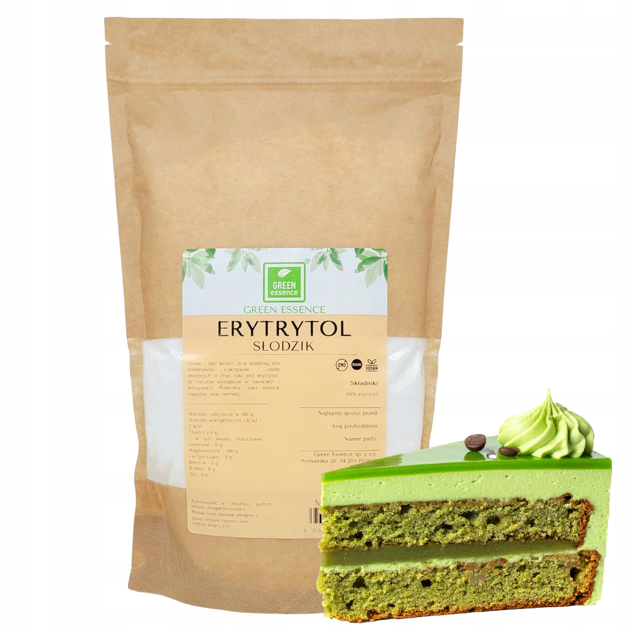 Erytrol 1kg erytrytol słodzik naturalny 0 kalorii zamiennik cukru
