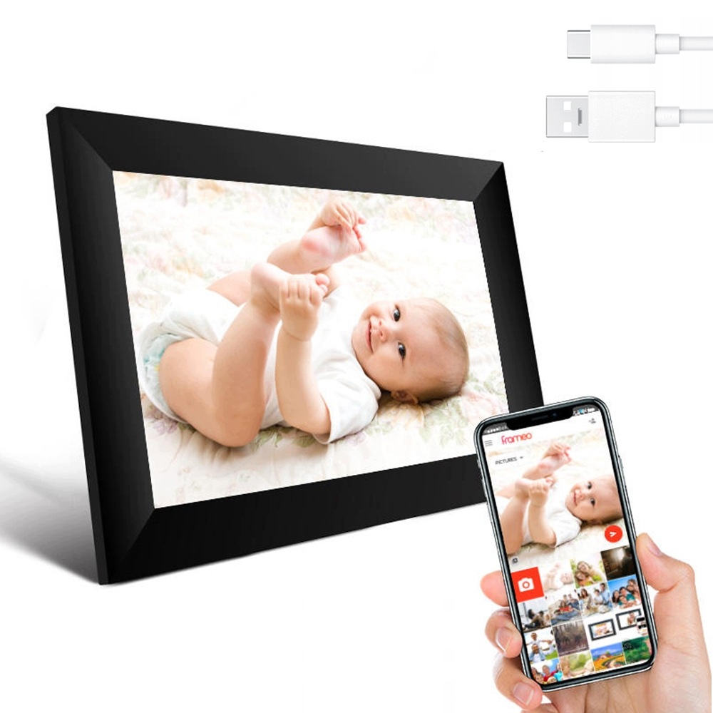 Digitální Rámeček Wifi Digitální Rámeček Na Fotografie Usb Konektor 10,1" 32GB
