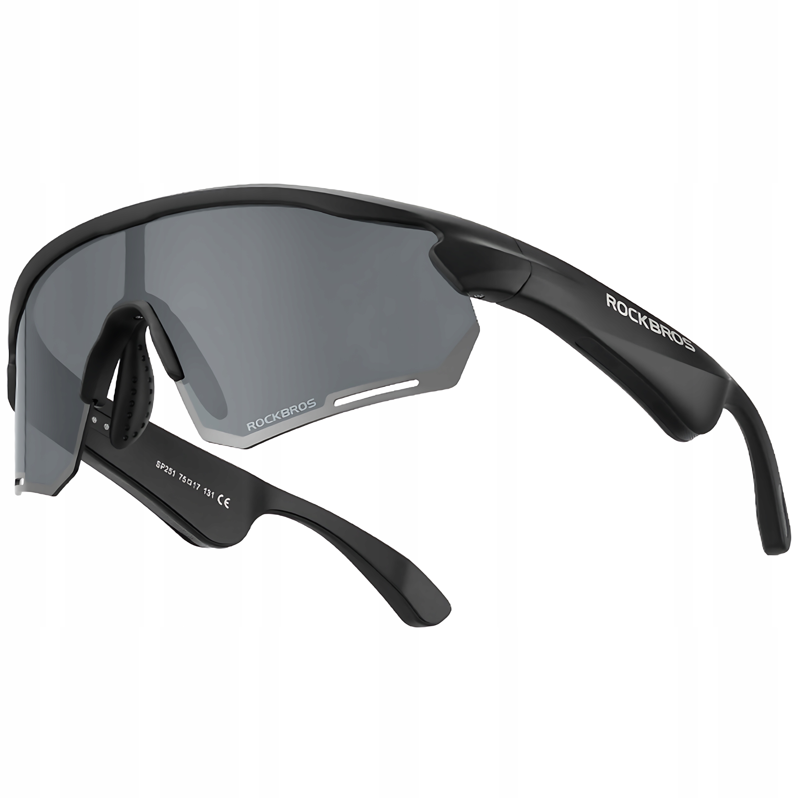 Rockbros Polarizační cyklistické brýle UV400 s Bluetooth a Bt reproduktorem