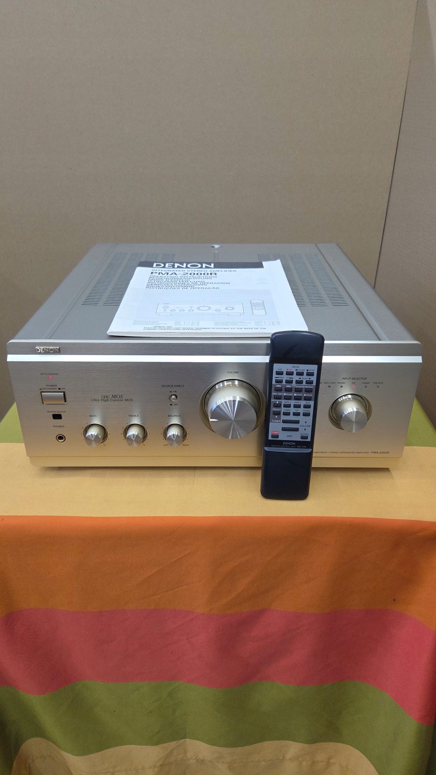 Denon PMA 2000 AE wzmacniacz stereo, pilot !