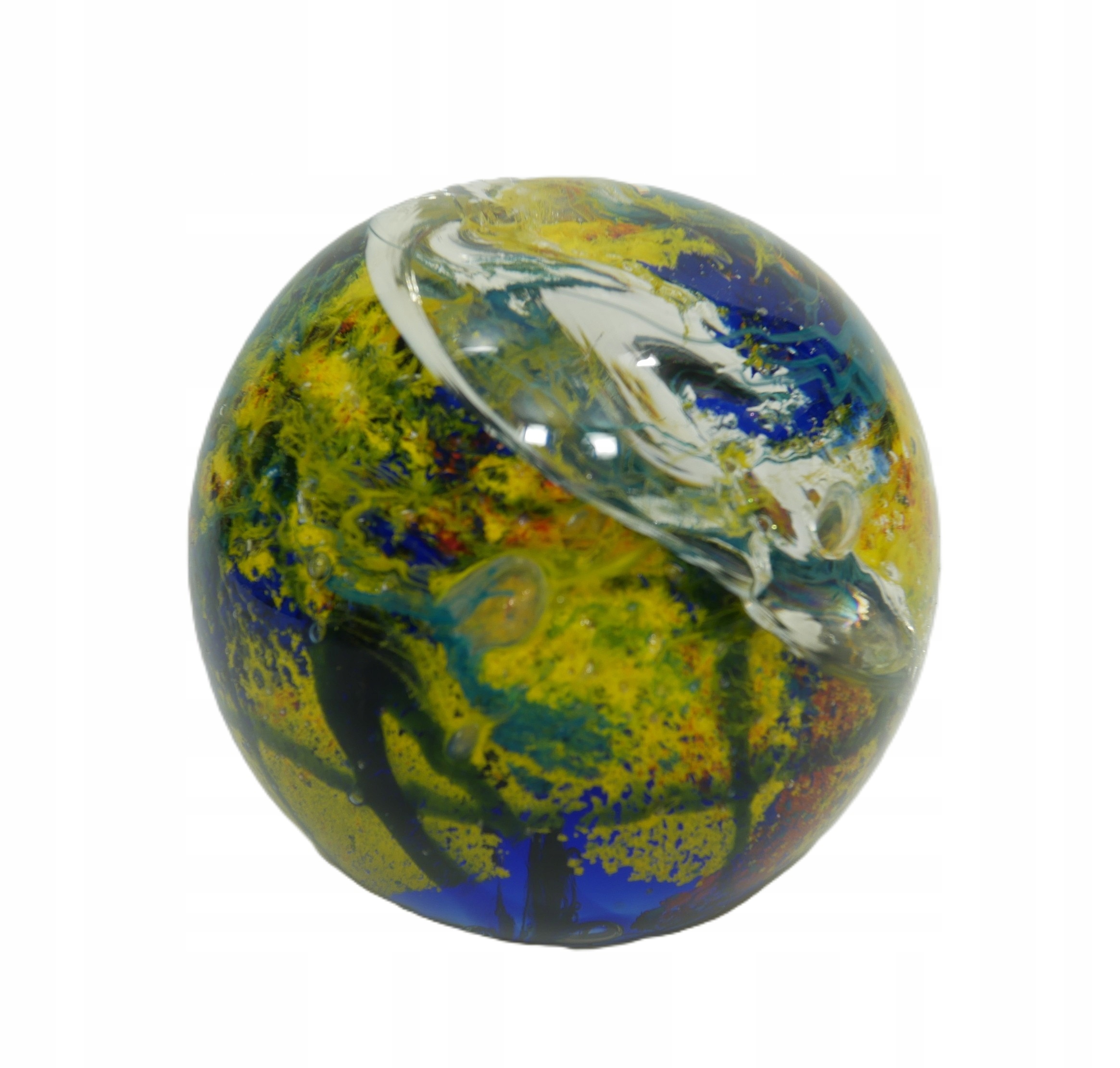 ANTYK - KRYSZTAŁOWY PRZYCISK DO PAPIERU - VINTAGE