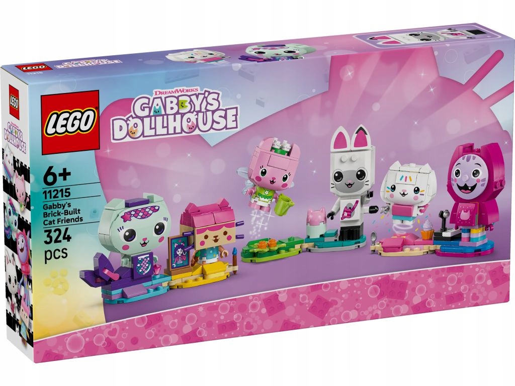 Lego 11215 Gabbyho Dollhouse Kočičí přátelé Gabi z kostek