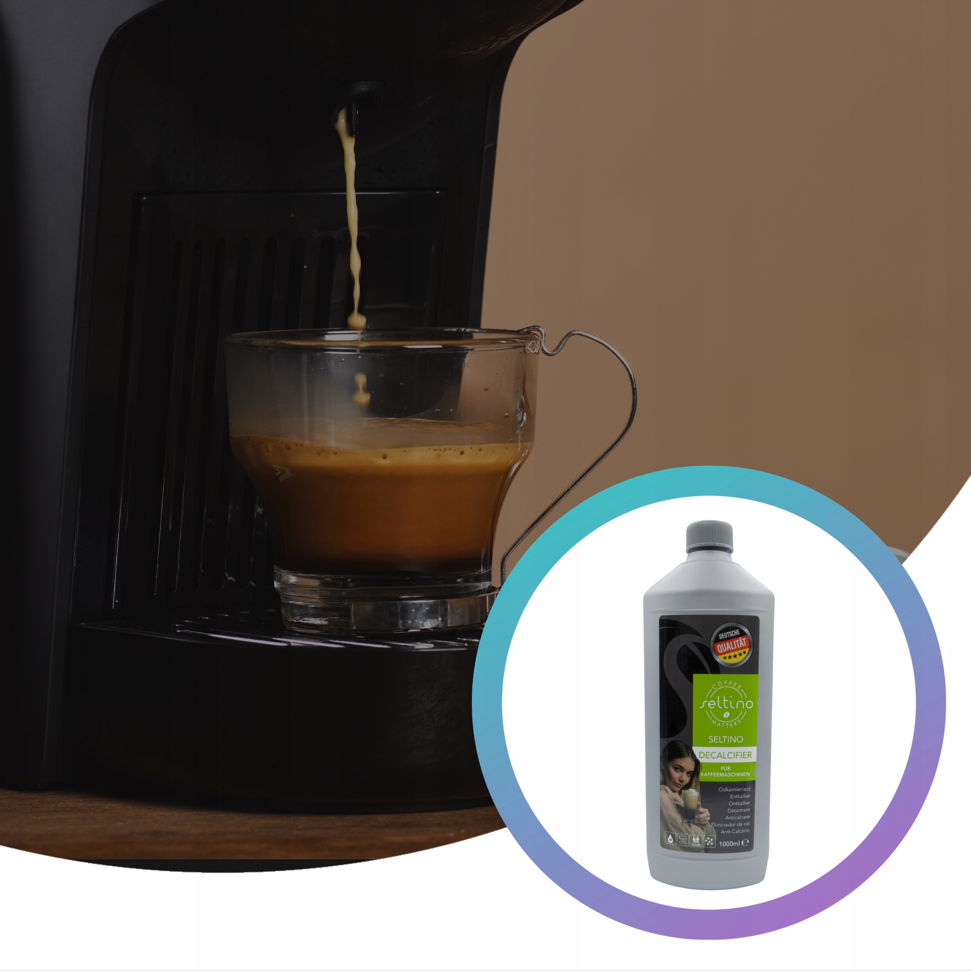 Odkamieniacz do ekspresu UNIWERSALNY SELTINO 1000 ml PŁYN ODKAMIENIAJĄCY XL EAN (GTIN) 4260441612262