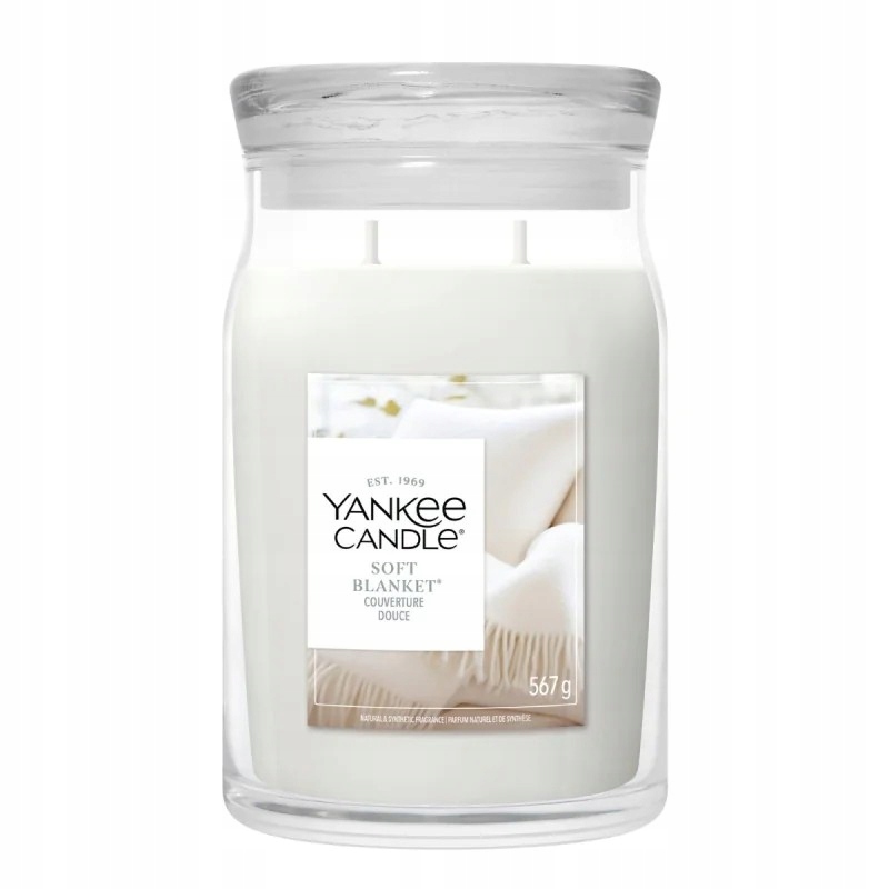 Velká svíčka Signature Soft Blanket Yankee Candle
