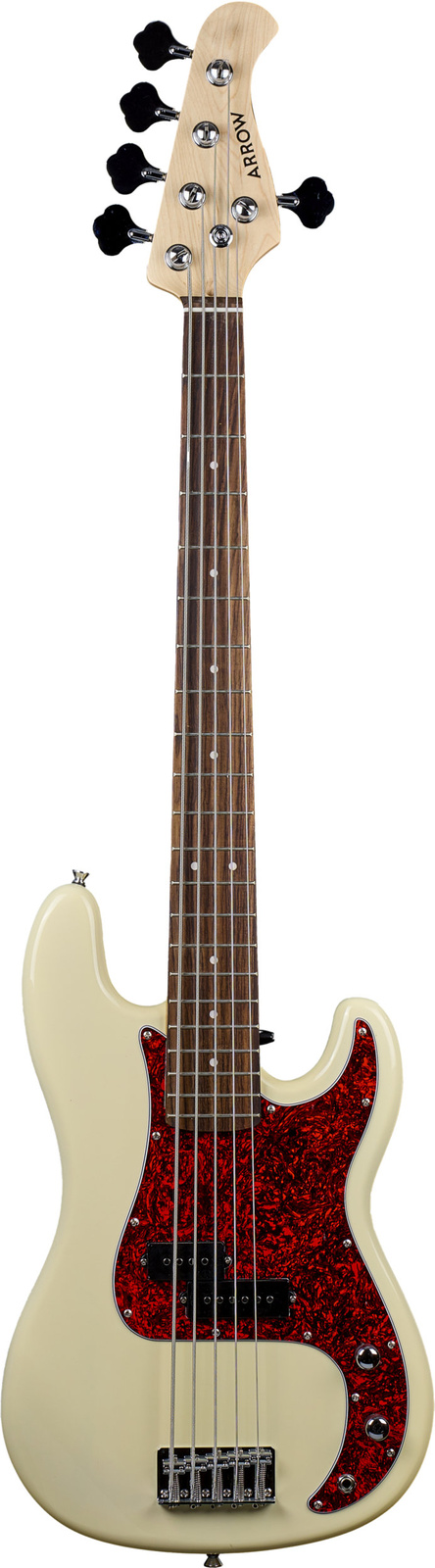 Arrow Session Bass 5 Bleached Bone White – basová kytara