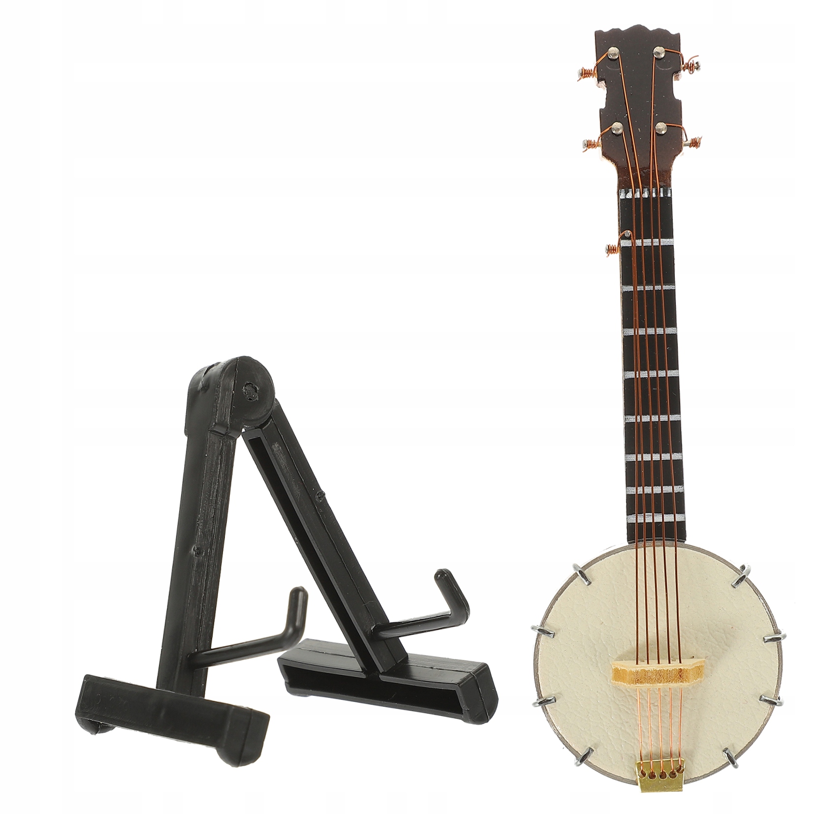 1 zestaw Banjo Model Wood Banjo Ornament Instrument