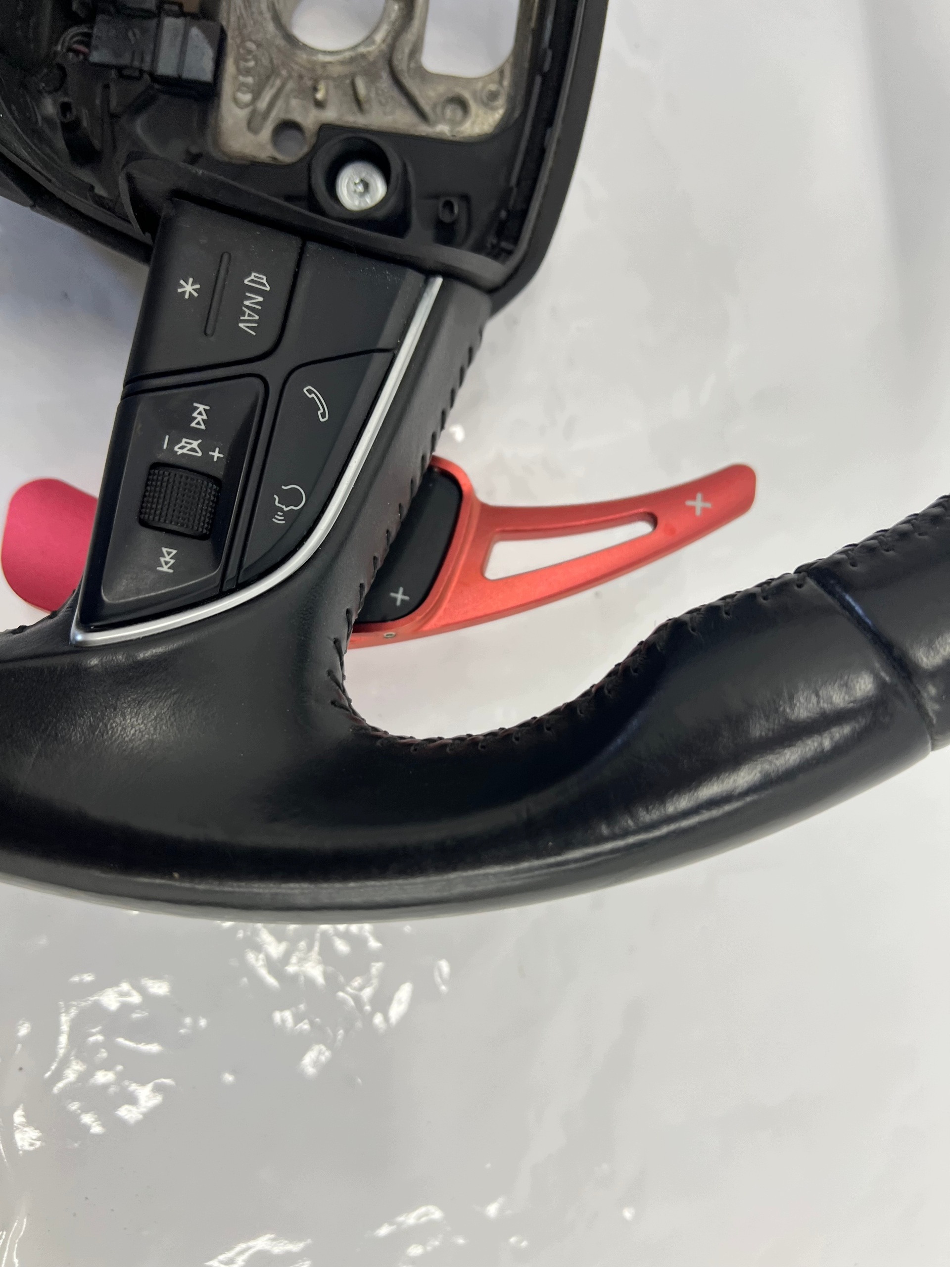 steering wheel, leather with shifting AUDI A4 B9 8W 8W0419091AP