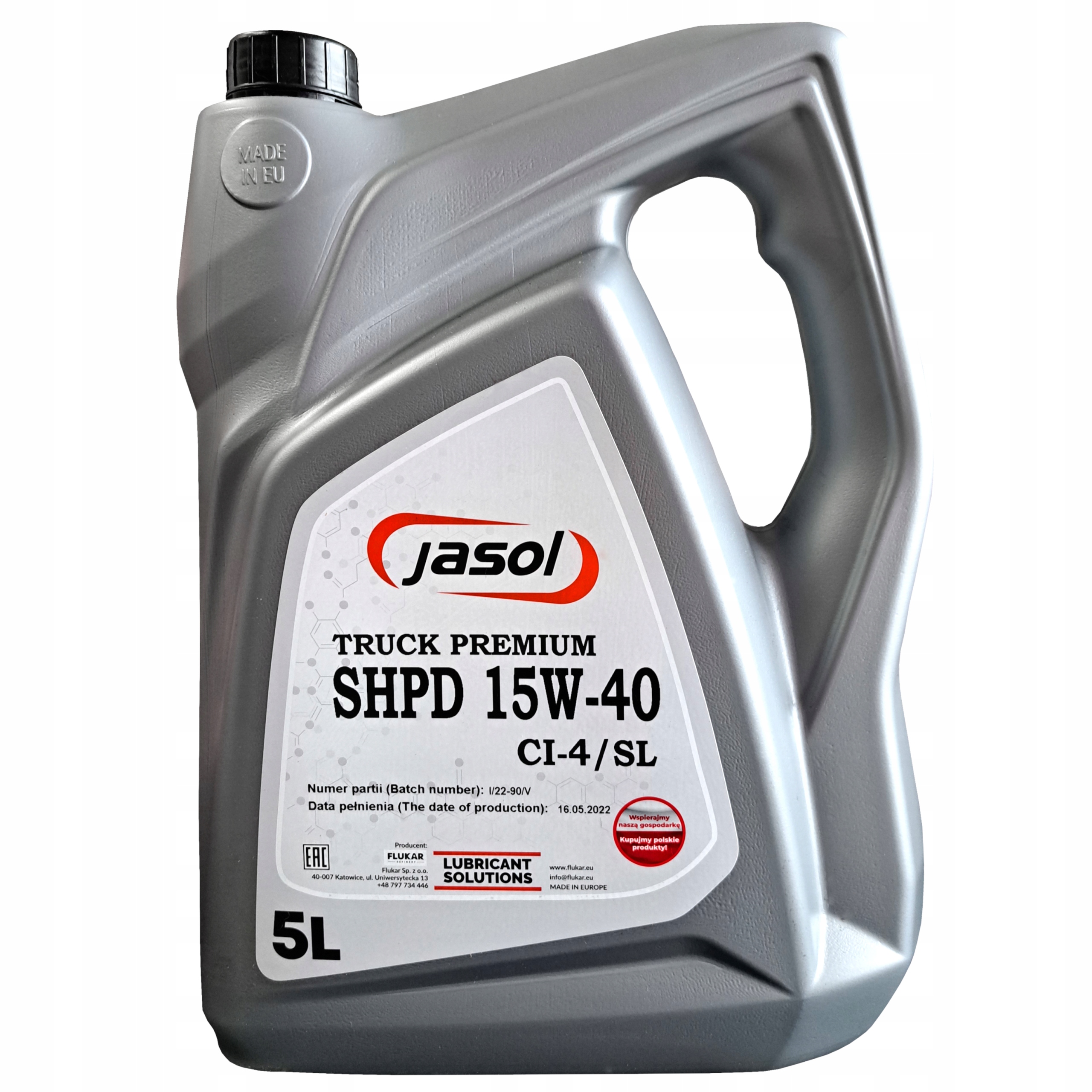 

Olej Silnikowy Jasol Shpd 15W40 5 L
