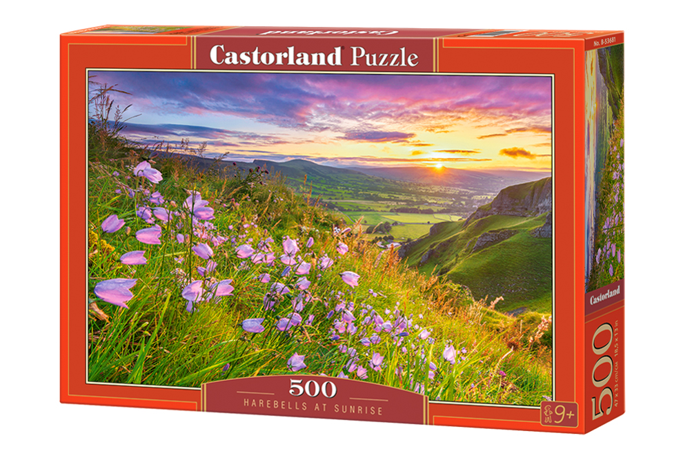 PUZZLE 500 UKŁADANKA KRAJOBRAZ WIDOK GÓRY ŁĄKA ZIOŁA KWIATY 9+ CASTOR EAN (GTIN) 5904438053681