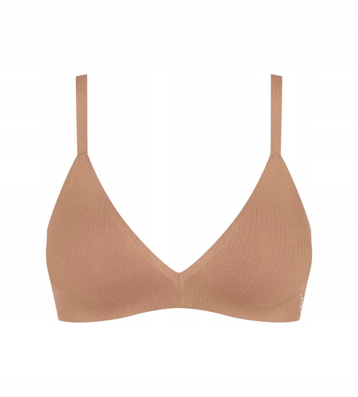 Béžová Bezešvá v tělové barvě Podprsenka Top Zero Feel Push Up Sloggi vel. L2 L+