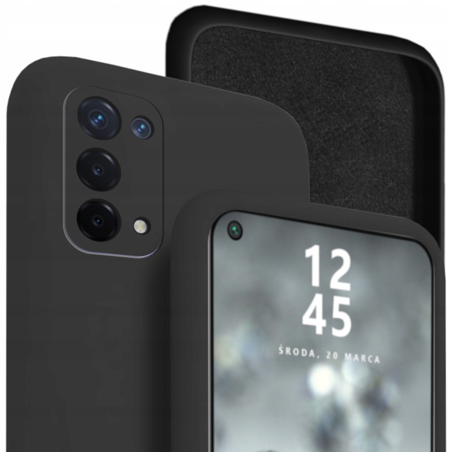 

Etui Case Silicon Liquid Do Oppo A54 A74 5G +szkło