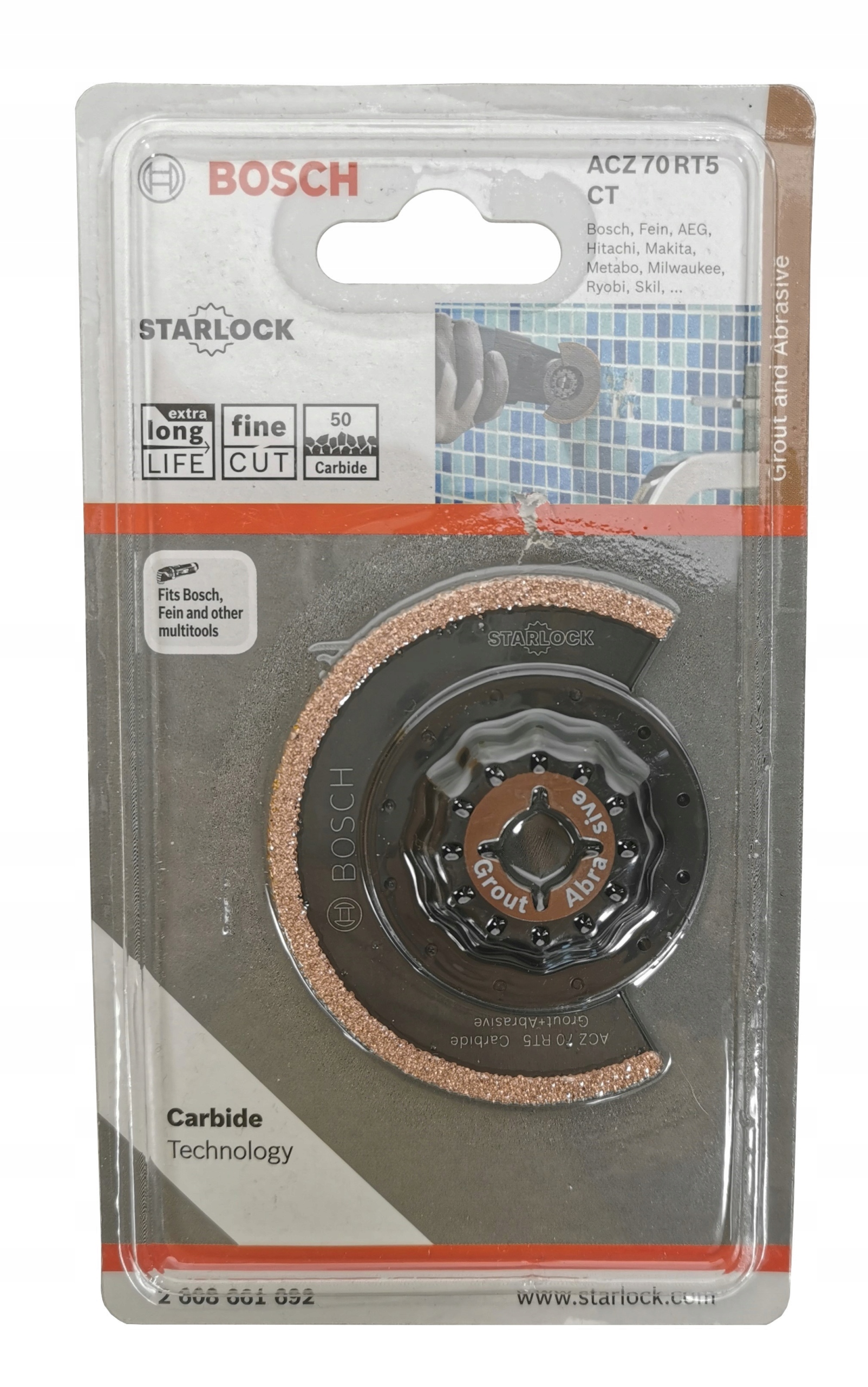 

Bosch Acz 70 RT5 brzeszczot starlock Professional