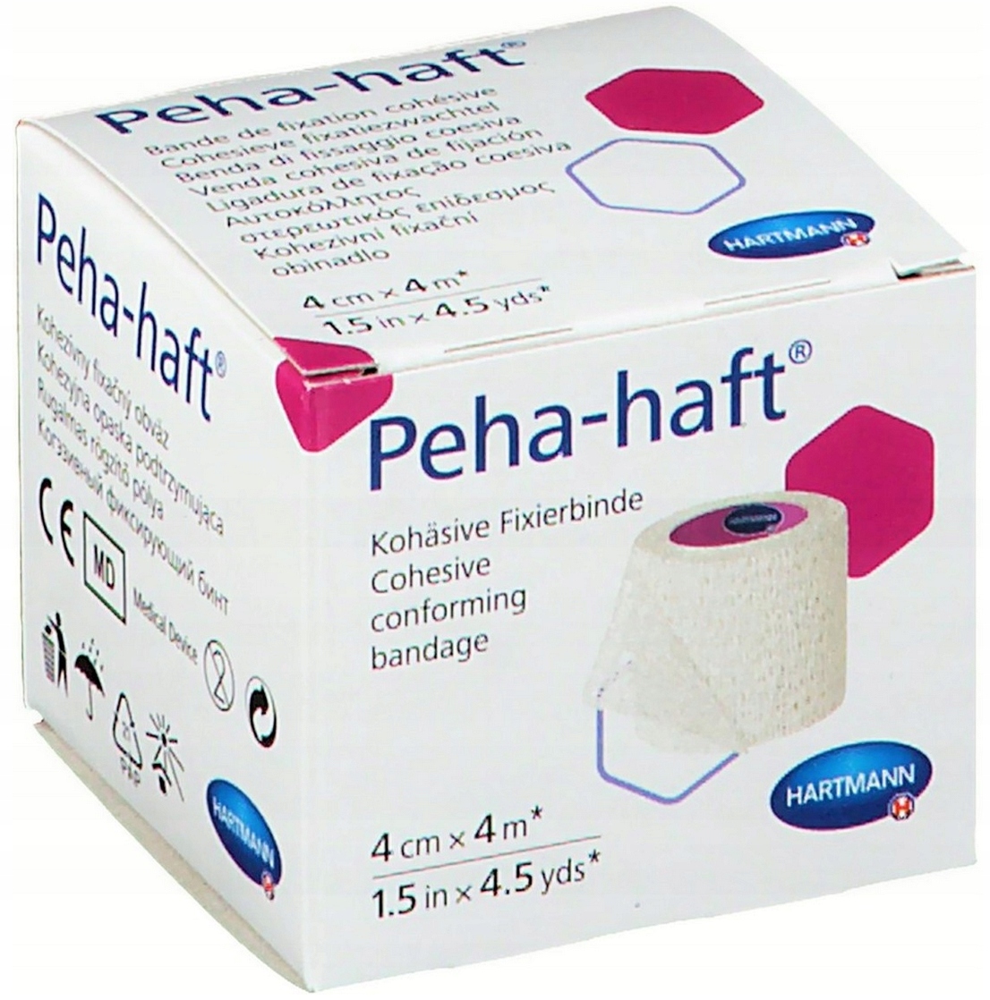 

Peha-haft Hartmann latex-free 4cm x 4m 1szt.