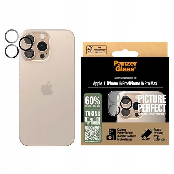 Sklo PanzerGlass PicturePerfect LensProtector pro iPhone 16 Pro 6.3" 16 Pro