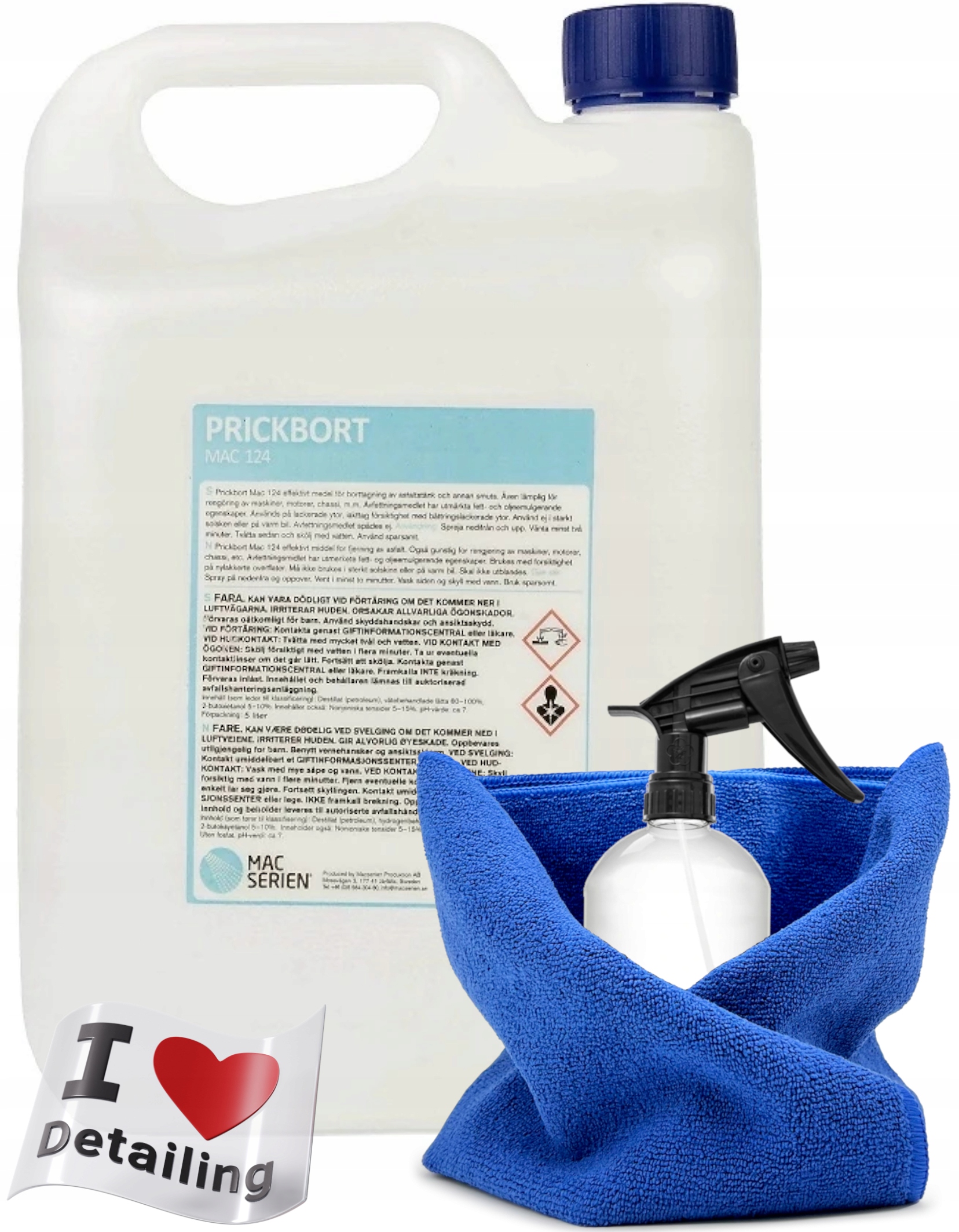 MacSerien Prickbort 124 Usuwa Asfalt Smołę Tar 5L